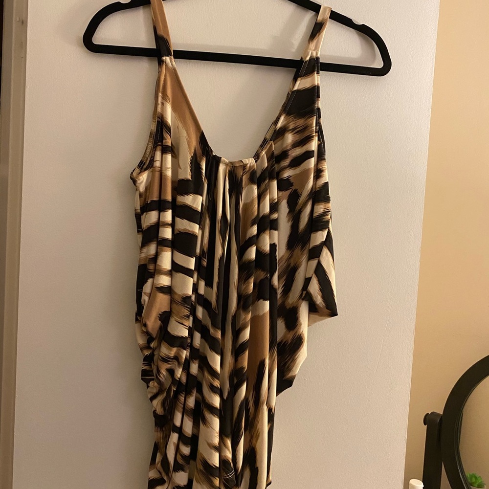 NY&Co Animal Print Drape-like Tank